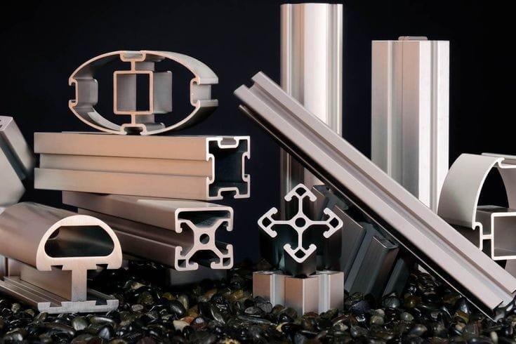 aluminium extruded sections, aluminium extrusion, aluminium sections at bansal metals private limited